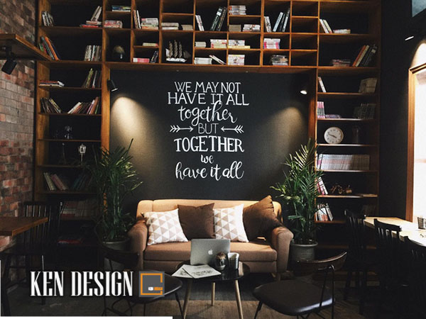 thiết kế quán cafe văn phòng